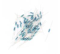 Energy consuming elements 60Pcs axia-l Passive Components Lead Through Hole 1/2W 1% 47 Ohm Metal Capacitors Film Resistor