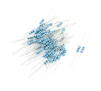 Energy consuming elements 60pcs Colored Passive Components Ring 1/2W 1% 390K Ohm axia-l Lead Metal Capacitors Film Resistors
