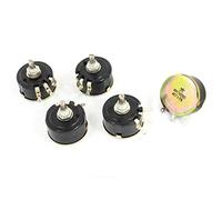 Energy consuming elements 6mm Round Shaft 5W 4.7K Ohm Variable Resistor 3 Pin Wire Wound Potentiometer WX112 5pcs 5pcs