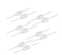 Energy consuming elements 8 Pcs Fixed Resistors 5W Watt 0.68 Ohm J Ceramic Cement Power Single Resistors Resistor White