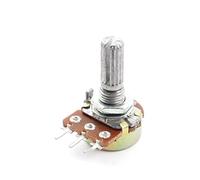 Energy consuming elements B10K 7mm Variable Resistors Thread 3Pin Linear Adjustable Rotary Potentiometers Taper Potentiometer