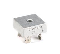 Energy consuming elements Bridge Rectifier Diode, KBPC5010 50A 1000V Electronic Silicon Diodes, 4-Pin (Size : 10Pcs) (Size : 10Pcs)
