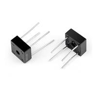 Energy consuming elements Bridge Rectifier Diode, KBPC606 6A 600V Electronic Silicon Diodes, 4-Pin (Size : 50Pcs) (Size : 100Pcs)
