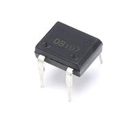 Energy consuming elements Bridge Rectifier Diode, SMD DB107S, DIP-4 DB107 1A 1000V Electronic Silicon Diodes (Color : 20pcs, Size : DB107)