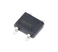 Energy consuming elements Bridge Rectifier Diode, SMD DB107S, DIP-4 DB107 1A 1000V Electronic Silicon Diodes (Color : 50pcs, Size : DB107S)