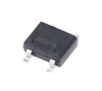Energy consuming elements Bridge Rectifier Diode, SMD DB207S, DIP-4 DB207 2A 1000V Electronic Silicon Diodes (Color : 20Pcs, Size : DB207S) (Color : 100pcs, Size : DB207S)