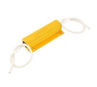 Energy consuming elements Car Aluminum Fixed Resistors 6 Ohm 100W Wire Wound Loudspeaker Clad Resistor Single Resistors Gold Tone