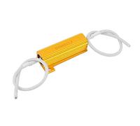 Energy consuming elements Car Aluminum Fixed Resistors 8 Ohm 50W Wire Wound Loudspeaker Clad Resistor Single Resistors Gold Tone