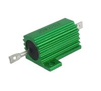 Energy consuming elements Chassis Mounted Green Aluminum Clad Wirewound Resistors 25W 27 Ohm 5% (Resistencias bobinadas con revestimiento de aluminio Verde montadas en el chasis 25W 27 ohmios 5%
