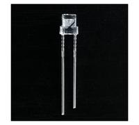 Energy consuming elements Diode 20 PCS, 3.0mm Flat Lens LED, SLR3069, Red Light Ultra Bright LED, 1000 mcd, 622nm, Missing Edge on The Side