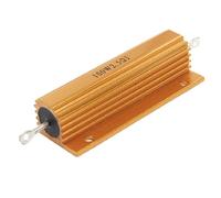 Energy consuming elements Electrical Gold Tone Aluminum Resistance Resistor 2.5Ohm 5% 100W (Resistencia eléctrica de resistencia de aluminio en tono dorado 2.5Ohm 5% 100W