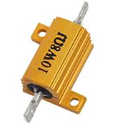 Energy consuming elements Gold Tone Aluminum Shell Screw Tabs Resistance Resistor 5% 8 Ohm (Gold Tone Aluminum Shell Screw Tabs Resistance Resistor 5% 8 Ohm