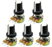 Energy consuming elements Lmit Switch 5 Sets WH148 1K 10K 20K 50K 100K 500K Ohm 15mm 3 Pin Linear Taper Rotary Potentiometer Resistor (Size : 1M Ohm)