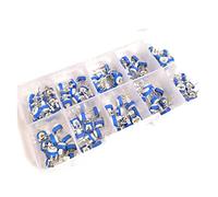 Energy consuming elements Resistors 100pcs/Box RM065 Potentiometer Adjustable Resistor Kit 500-1M Ohm Multiturn Trimmer Potentiometer Set Variable Resistors Kit