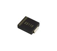 Energy consuming elements SS115/SR1150/SK115 SMD Schottky Diode 1A150V SMC (Color : 5pc, Size : SMC) (Color : 5pc, Size : SMC)