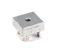Energy consuming elements Three Phase PWM Rectifiers Bridge Pile Diode, GBU406 35A 1000V Aluminum Metal Case (Size : 10Pcs) (Size : 1Pcs)