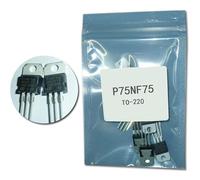 Energy consuming elements Transistor 10pcs/lot P75NF75 to220 Power mosfet Transistor STP75nf75 Field Effect Transistor mosfet TO-220 75v 80A mosfet 220 kit