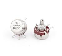 Energy consuming elements WTH 220K Variable Resistors Ohm 2W 4 Terminals Rotary Taper Potentiometers Potentiometer 2pcs