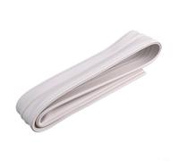 Energy Door Bottom Seal Strip - 96 Cm Soundproof Draft Wind for Stopper Noise Under-Door Blocking Water Rubber Streamlined Brown/White/Gray for Interior Doors(White)