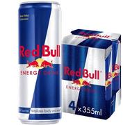 Energy Drink 4 Pack Multipack - Refreshing Summer Edition | Boost Energy Anytime | Perfect for Gym, Work & Travel (Red Bull Energy Drink Cans 355ml)