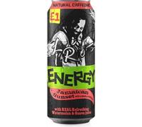 Energy Drink - Jamaican Sunset Carbonated Watermelon and Guava 500ml (Pack of 12) "Deliciousness that brings a smile" For All Occasions