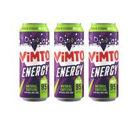 Energy Drink, Natural Caffeine with Real Fruit Juice, High in Vitamins B6 & B12, 500ml, Pack of 3