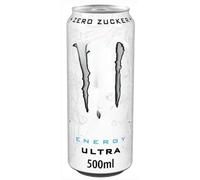 Energy Drink Ultra White 500ml (Pack of 24) "Energize Mind and Body," "Fuel Your Passion," and "Find Your Power"