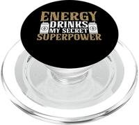 Energy Drinks my secret Superpower Energy Drink PopSockets PopGrip for MagSafe