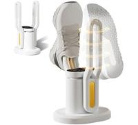 Energy Efficient 100W Shoe Dryer with 360° Hot Air Circulation & Removable Tubes - Fast-Acting Boot Warmer for Trainers, Gloves, and Leather - Adjustable Timer & Temperature Control