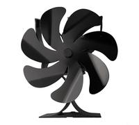 Energy Efficient 7 Blade Fireplace Fan Driven by Stove Heat No Electricity Required Reduces Fuel Use Improves Heating Performance in Living Spaces