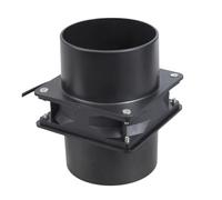 Energy Efficient 75mm Inline Duct Blower with 3 Speed Control High Pressure Ventilation Suitable for Greenhouse Bathroom Solar Powered Workshop Fume Extraction Blower