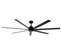 Energy efficient Ceiling fan Quiet Atlanta Black 72" DC Ceiling fan with Remote