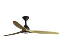 Energy-efficient Ceiling fan with Remote Alo Black 60" DC Fan Light LED Dimmer