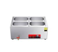 Energy Efficient Commercial Food Warmer - Heavy-Duty, Large Capacity Stainless Steel Buffet Server, The Solution for Restaurants & Catering Services(A3-57x37x24cm)