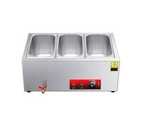 Energy Efficient Commercial Food Warmer - Heavy-Duty, Large Capacity Stainless Steel Buffet Server, The Solution for Restaurants & Catering Services(A2-57x37x24cm)