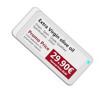 Energy Efficient Digital Price Labels Compatible Update Ink Display Retail Warehouse Solution Warehouse Long Battery Shelf Labels