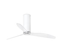 Energy efficient fan with Remote Tube Glossy White & Clear DC Ceiling fan Quiet