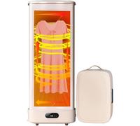 Energy-Efficient Indoor Airer,800W Heated Electric Clothes Dryer With 8KG Load Capacity,Portable Folding Drying Rack For Apartment Home - 240 Minutes Timer Star of Light