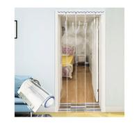 Energy-Efficient PVC Freezer Door 90x250cm (35.43x98.43in) 1mm Thick Plastic Cold Rage Solution Easy Installation for Home & Commercial Use