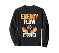 Energy Flow Mode On Reiki Healer Spiritual Vibes Sweatshirt