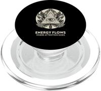 Energy Flows Where Attention Goes (Spiritual Statement) PopSockets PopGrip for MagSafe