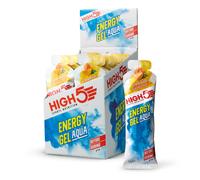 HIGH5 Aqua Running Gels Energy - Running Essentials for Quick Release Energy - Natural Fruit Juice & No-Caffeine - Ideal as Running Equipment, Cycling Supplements, Marathon Training (Orange, 20 x 66g)