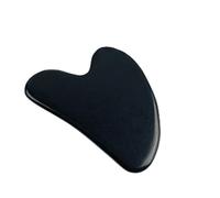 Energy Harmony Shungite Stone Gua Sha Board - Facial & Body Spa Tool for Anti-Wrinkle Massage and Toxin Removal, Black