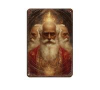 Energy Infused Print for Wisdom & Balance Tin Sign Vintage Metal Pub Club Cafe Bar Home Wall Art Decoration Poster Retro 8x12inch(20x30cm)