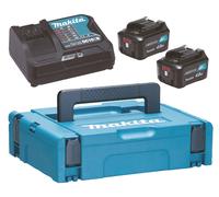 Makita 197641-2 2x Bl1041b + Dc10sb Charger And Battery Blue,Black