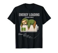 Energy Loading Sleepy Sloth Nap T-Shirt