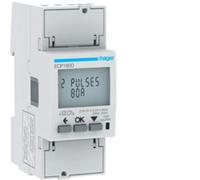 Energy meter 1-phase direct 80A, 2M, S0 - Direct kilowatt-hour meter 80A ECP180D