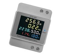 Energy Monitors with Color LCD Screen Displays Immediate Electric Current Power Frequency & Factor for Home Multifunction Inspector