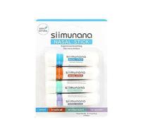 Energy Nasal Stick Set, Nasal Inhaler / 4 scents: Inverted Peppermint, Lavender, Tropical, Peppermint. Natural Oil, Drug-Free, Portable. Instant Energy, Clear Breathing, relieves Fatigue.