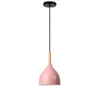 Energy-Savilight, Simple Metal Light Wine Glass Appearance Ceilihangingp Fixture Bar Diniroom Kitchen Island Decoration Light E26/Pink/a